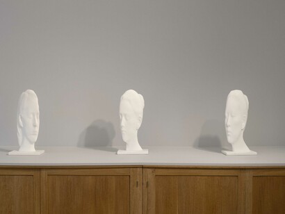 Jaume Plensa, 5 rêves, 5 désirs, vue d'exposition. Avec l'aimable autorisation de la Galerie Lelong