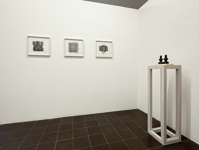 Susan Hefuna and Abraham David Christian, exhibition view. Courtesy of Annex14