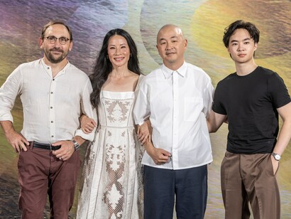 Locarno78, "Rosemead" Photocall, in the presence of Lucy Liu, Eric Lin, Lawrence Shou, 14.08.2025. Locarno Film Festival / Ti-Press