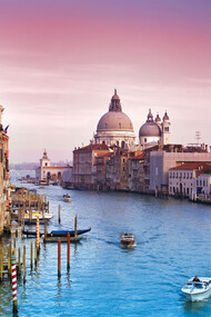 Venecia. El Gran Canal con Santa María della Salute 