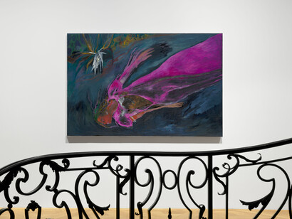 Sosa Joseph, Rain over the river, exhibition view. Courtesy of David Zwirner Gallery