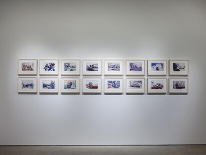 Park Hyunki, Pass through the city, exhibition view. Courtesy of Gallery Hyundai 