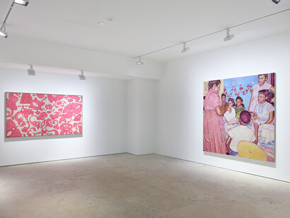 Various artists, Echoes of her, exhibition view. Courtesy of Maruani Mercier Gallery