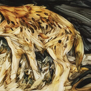 Heidi Fourie, Falling behind (detail). Courtesy of David Krut Projects