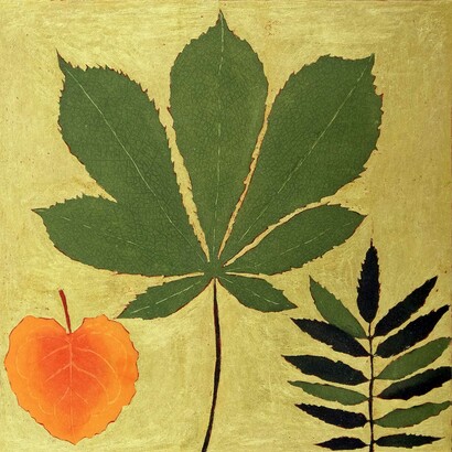 Jean Bardon, Three leaves. Courtesy of Solomon Fine Art 