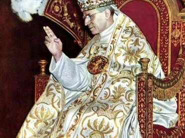 Pope Pius XII (Italian: Pio XII; born Eugenio Maria Giuseppe Giovanni Pacelli; 2 March 1876 – 9 October 1958) was head of the Catholic Church and sovereign of Vatican City from 1939 until his death in 1958. He was the last pope to take the name Pius