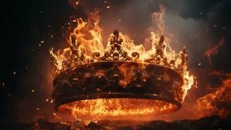 The fire of decline: a symbol of how tyranny destroys itself