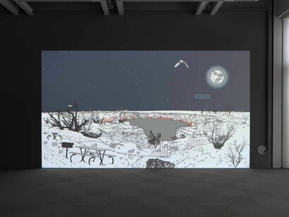Marina Zurkow, Parting worlds, exhibition view. Courtesy of Whitney Museum of American Art