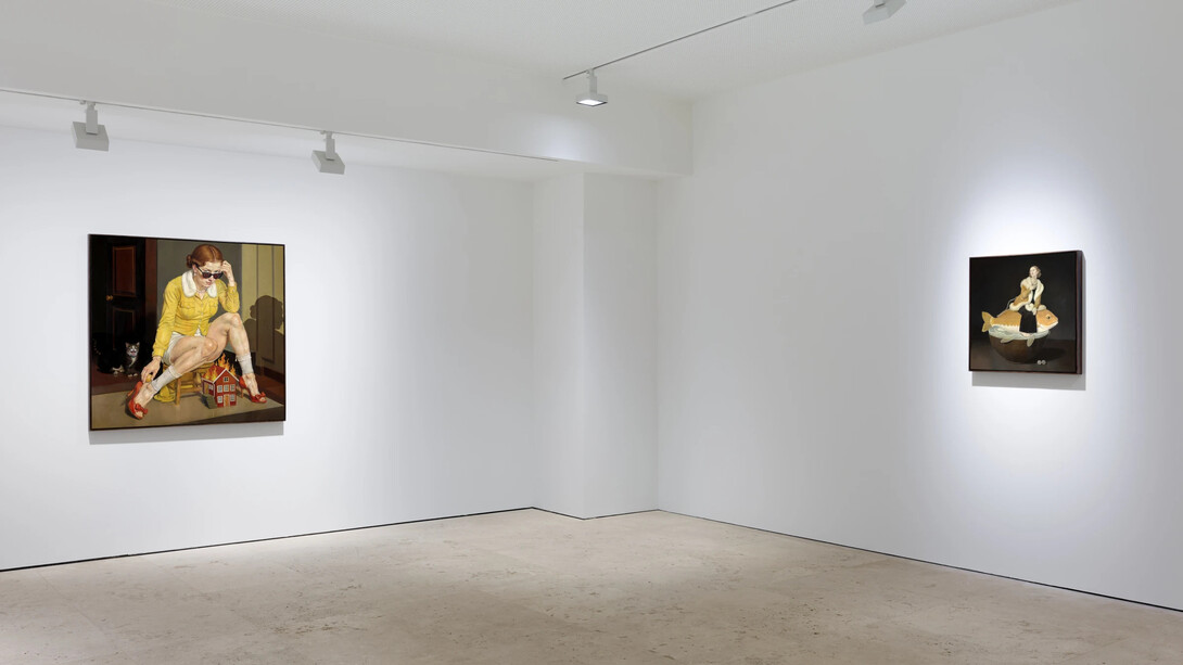 Von Wolfe, The space in between, exhibition view. Courtesy of Maruani Mercier 