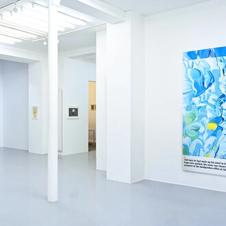 Various artists, Are we going somewhere or just going, exhibition view. Courtesy of Afikaris Gallery