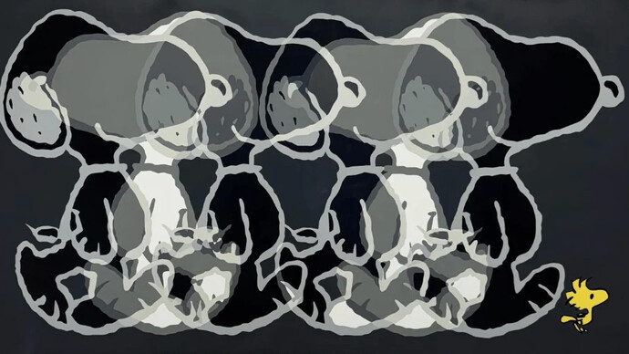 Opake, In life, it's not where you go but who you travel with, 2025. Courtesy of Carousel Fine Art 