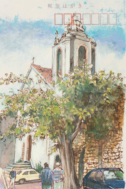 Chow Chun Fai, The Igreja De Santa Catarina in 1988, 2025. Courtesy of Gallery Exit