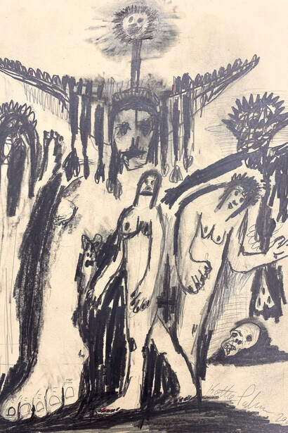 Kottie Paloma, A savage kind of grace. Courtesy of Andrea Festa Fine Art 