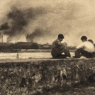 Céline Laguarde, Les usines du Boucau, 1913. Avec l'aimable autorisation du Musée d’Orsay