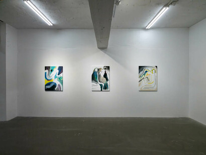 Lulu Ngie, Lines of breath, exhibition view. Courtesy of Gallery Exit 