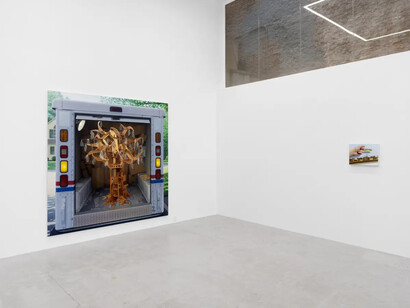 Marc Librizzi, In transit, exhibition view. Courtesy of Harkawik