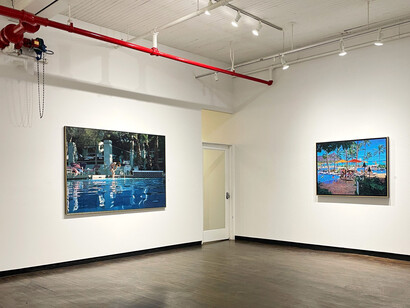 Jack Mendenhall, exhibition view. Courtesy of Louis K. Meisel Gallery