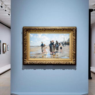 John Singer Sargent, Dazzling Paris, exhibition view. Courtesy of Musée d’Orsay