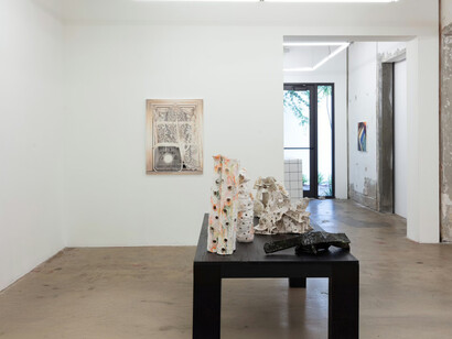 Rob Davis, Lace, exhibition view. Courtesy of Nina Johnson Gallery