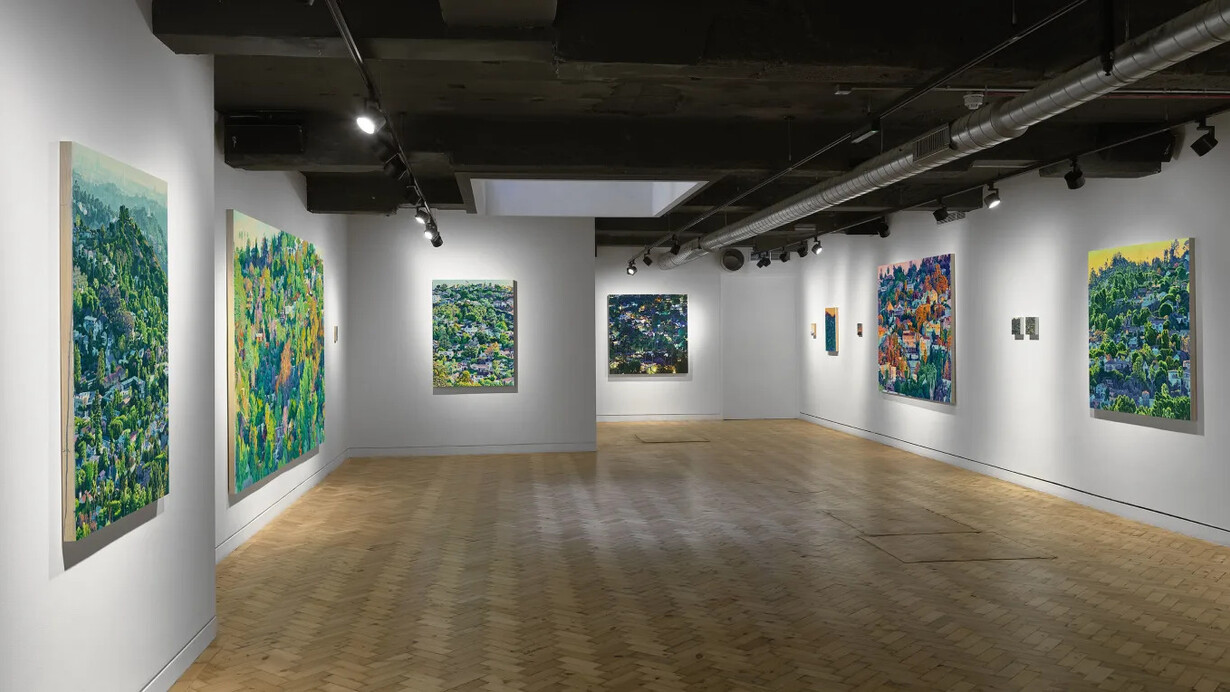 Seth Armstrong, Subrosa, exhibition view. Courtesy of Unit Gallery