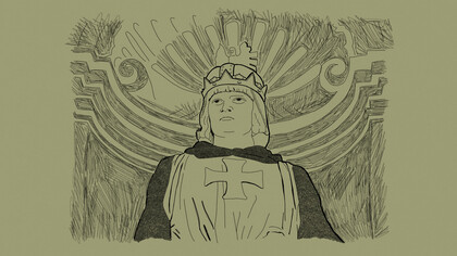 A drawing skillfully rendered by Chiara Favini