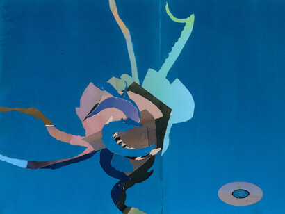 Roger White, cuttle fish cd (detail), 2025. Courtesy of Uffner & Liu