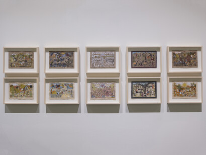 We live in painting. The nature of color in mesoamerican art, exhibition view. Courtesy of Los Angeles County Museum of Art (LACMA)