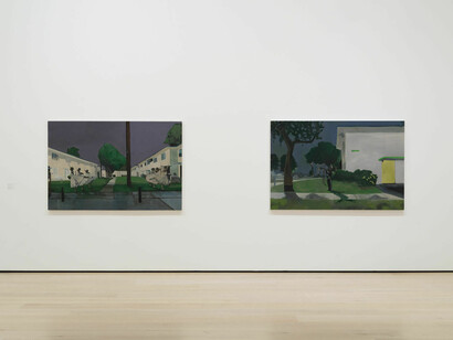 Noah Davis, exhibition view. Courtesy of Hammer Museum 