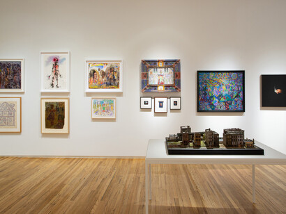 Various artists, In a dark time, the eye begins to see, exhibition view. Courtesy of Andrew Edlin Gallery