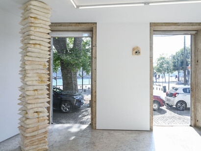 Raphael Tepedino, Preferi dormir, vista da exposição. Cortesão da Kubikgallery