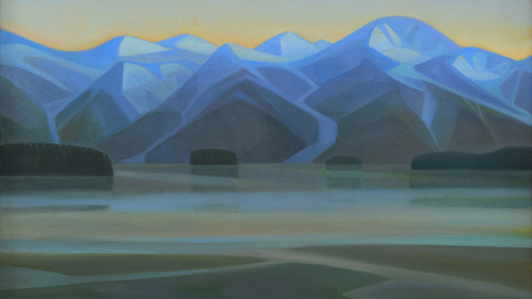 Linda Infante Lyons, Sugpiaq sunrise (detail). Courtesy of Stremmel Gallery
