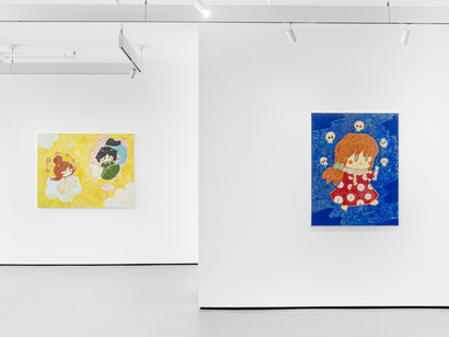 Noritoshi Mitsuuchi, Peace maker, exhibition view. Courtesy of Ross + Kramer Gallery