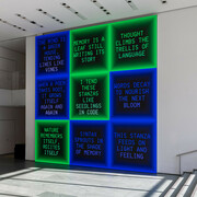 Sasha Stiles, A living poem, exhibition view. Courtesy of MoMA