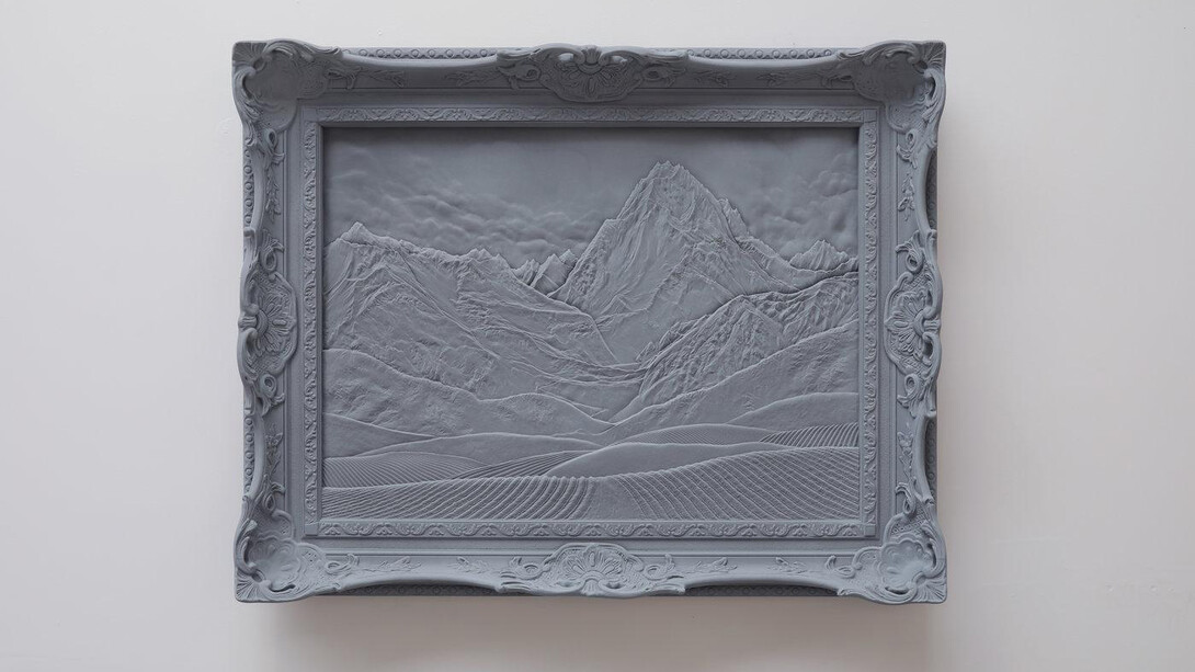 Hans Op de Beeck, Mountainscape, 2024. Mit freundlicher genehmigung der Galerie Krinzinger