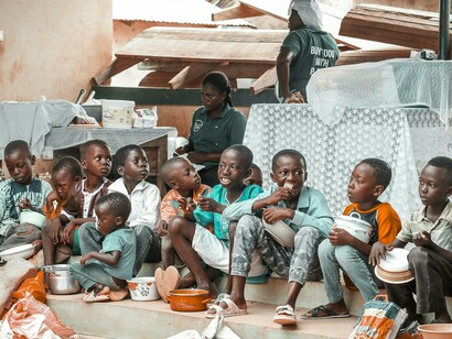 While the world produces enough food for all, millions of children still go hungry