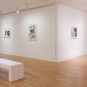 Jonathan Lasker, Drawings and studies, exhibition view. Courtesy of Frye Art Museum