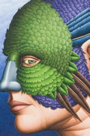 Robert Lostutter, Forktailed wood Nymph and Ruby-Topaz hummingbird (detail), 1982. Courtesy of Museum of Contemporary Art Chicago
