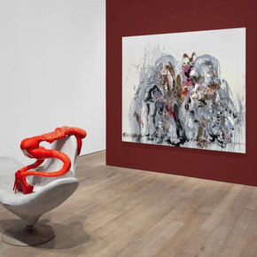 Maggi Hambling and Sarah Lucas, Ooo la la, exhibition view. Courtesy of Sadie Coles HQ