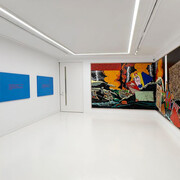 Álvaro Barrios, La multiplicación de los cuadros, vista de exhibición. Cortesía de la La Galería Fernando Pradilla 