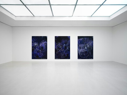 Thomas Houseago, Journey, exhibition view. Courtesy of Xavier Hufkens