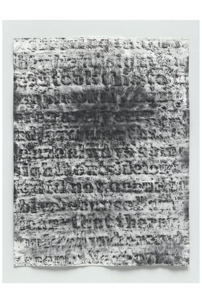 Glenn Ligon, Untitled 10.31.24 #1 (detail), 2024, © Glenn Ligon, courtesy of the artist, Hauser & Wirth,
and Thomas Dane Gallery