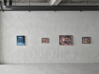 Various artists, Spectre, exhibition view. Courtesy of Newchild Gallery