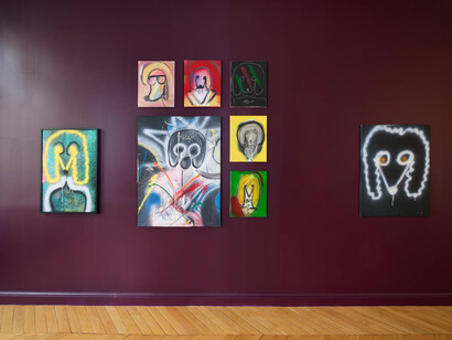 Various artists, Door to the cosmos, exhibition view. Courtesy of Mariane Ibrahim Gallery