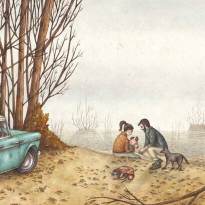 "Il richiamo della Palude", di Davide Calì e Marco Somà. Tavole cortesia Kite edizioni