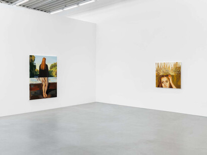 Janet Werner, Hell and happiness, exhibition view. Courtesy of Almine Rech Gallery