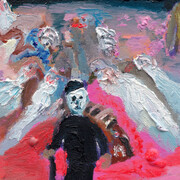 Florian Krewer, Untitled (detail), 2025. Courtesy of Michael Werner Gallery