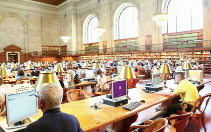 MTV - Biblioteca digital, 2025, en la Biblioteca Pública de Nueva York, EE.UU.