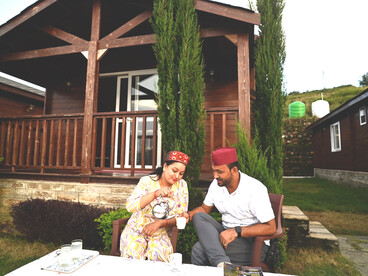 Chandan Singh Koranga and his wife, Juhi – Founders of Koranga’s Wood Villas Uttarakhand, India