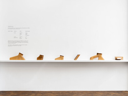 Ian Hamilton Finlay, Fragments, exhibition view. Courtesy of Galerie Hubert Winter