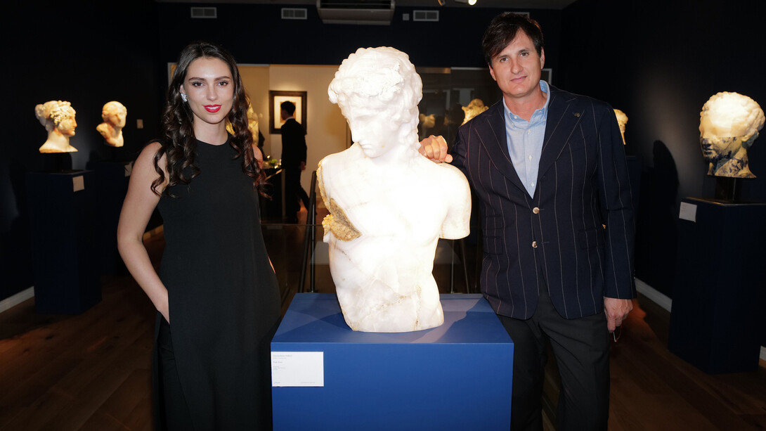 Massimiliano Pelletti, Metamorfosi, opening view. Courtesy of Bowman Sculpture Gallery